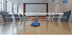 Desktop Screenshot of globalexpansionacademy.com